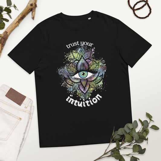 Trust Your Intuition T-shirt | Unisex cotton t-shirt |Yoga T-shirt | Inspirational shirt | Meditation T-shirt