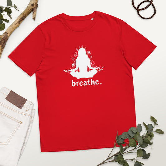 Unisex Inspirational organic cotton t-shirt |Yoga T-shirt |Motivational shirt | Meditation T-shirt