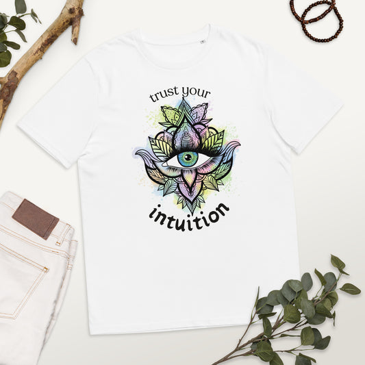 Trust Your Intuition T-shirt | Unisex cotton t-shirt |Yoga T-shirt | Inspirational shirt | Meditation T-shirt